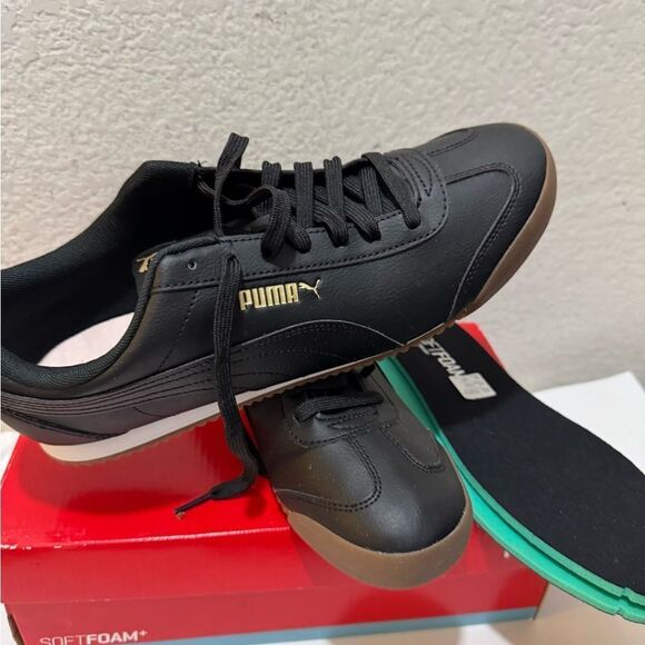 Puma Mens Turino FSL 372861-08 Black Casual Shoes Sneakers Size 11 - Picture 3 of 14